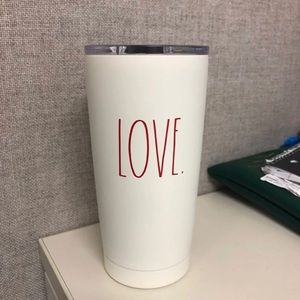 Rae Dunn valentines love Stainless Tumbler